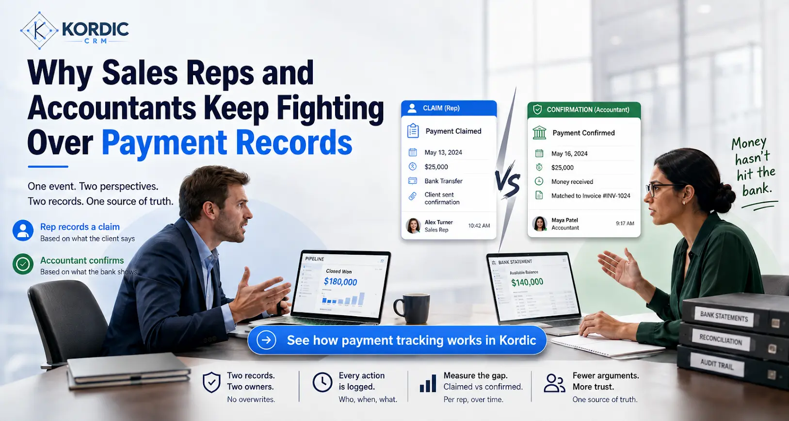 Why Sales Reps and Accountants Keep Fighting Over Payment Records